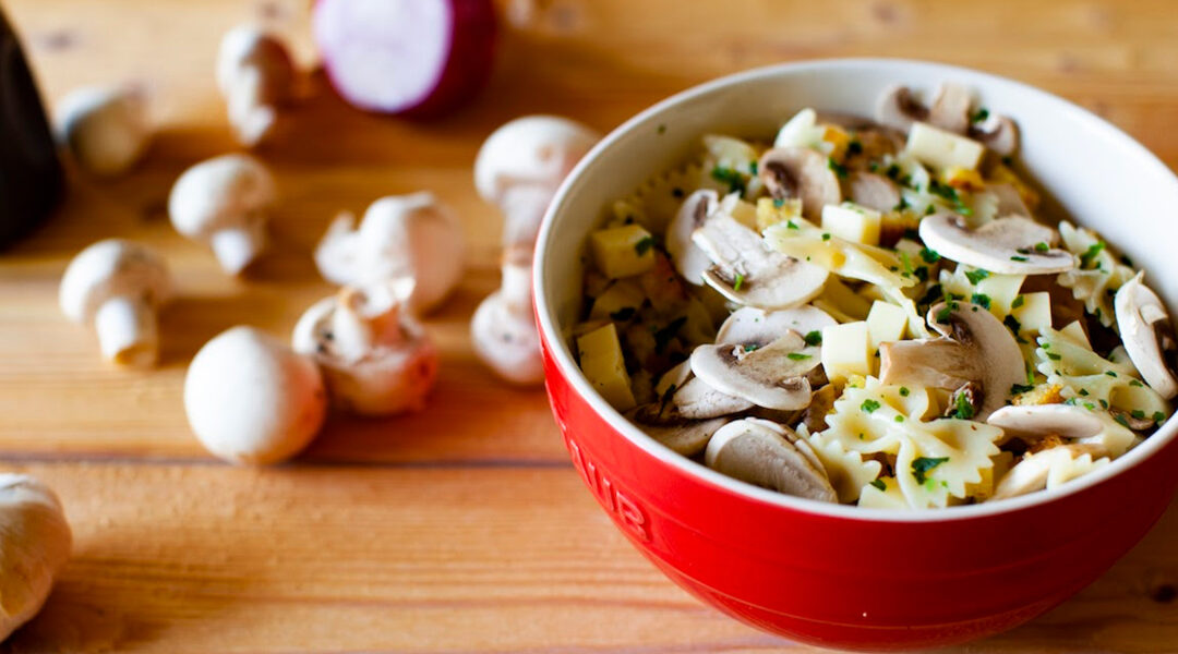Farfalle and Mushroom Salad Recipe